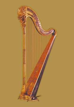 ペダル・ハープ(シングル・アクション)　Pedal-Harp (single action)